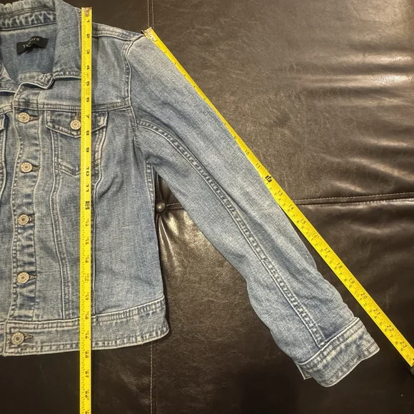 Talbots Classic Jean Jacket Size:P (S) Women Denim Pockets Cotton - Picture 9 of 12